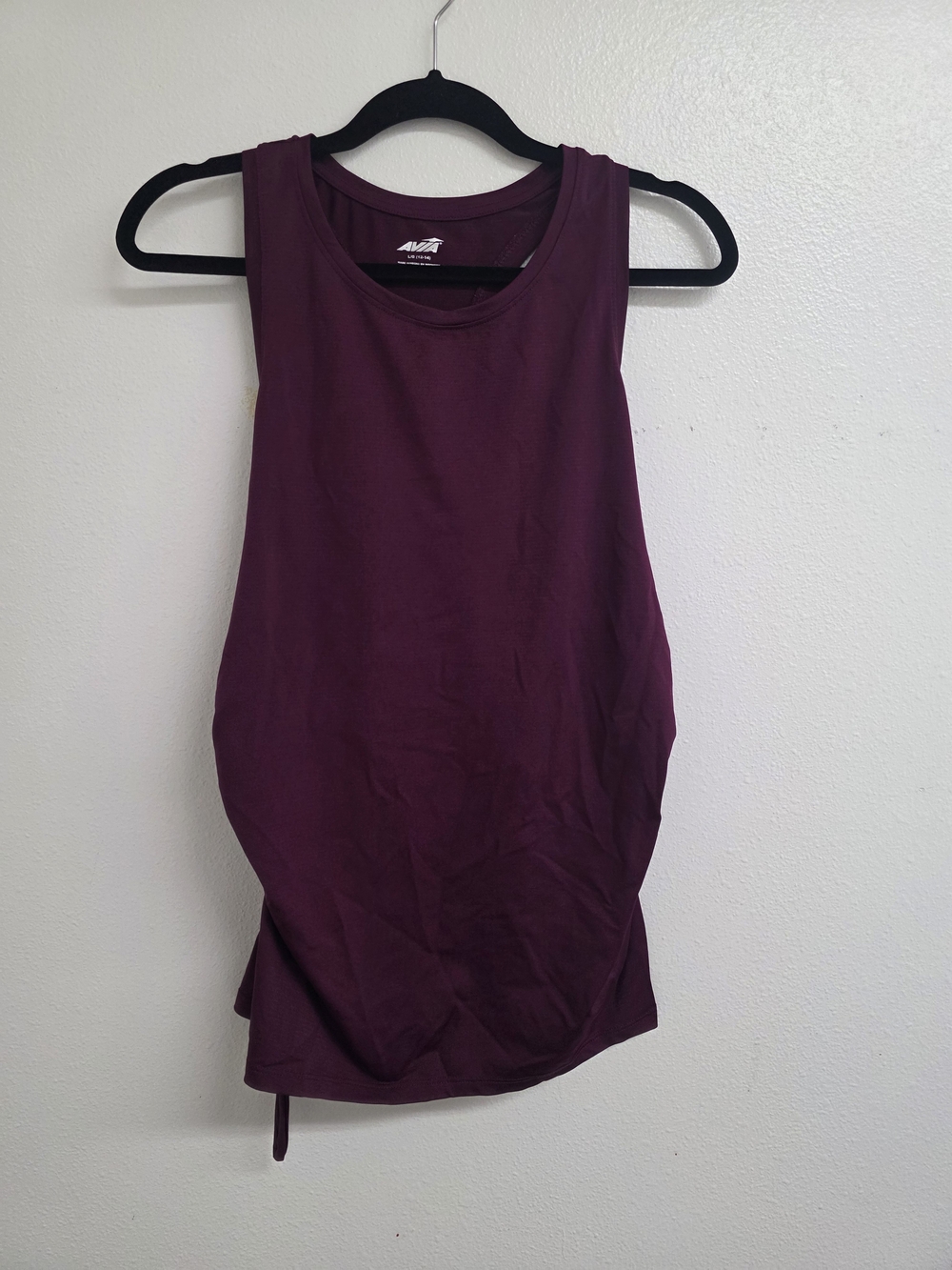 Avia Plum Athletic Scoop Neck Tank (0596)